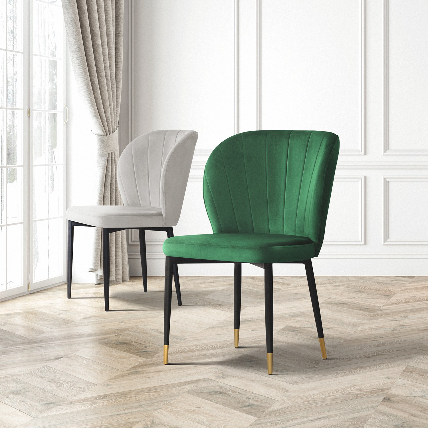 Stylowe krzesło SHELLY