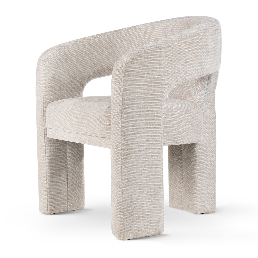 Nowoczesne Krzesło Tapicerowane MACAO z technologią pocketspring