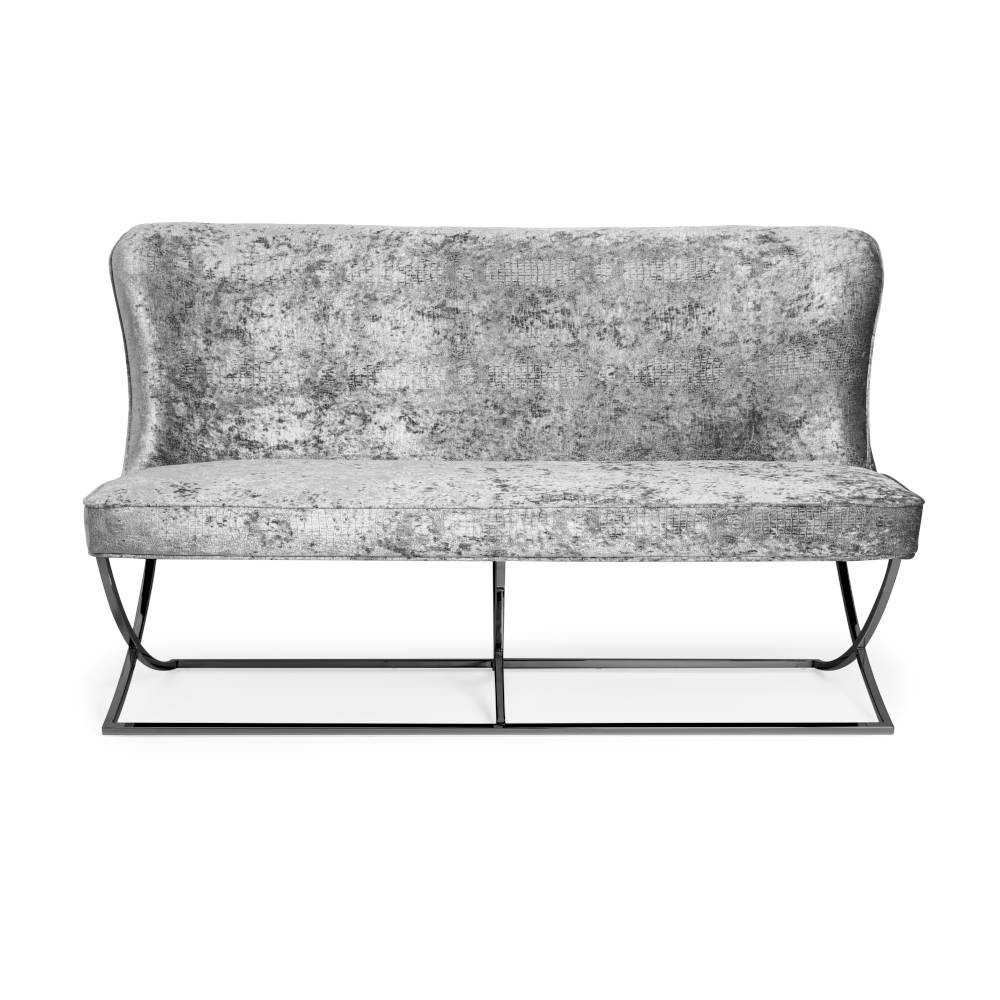 Ławka na metalowej płozie SCARLETTE black