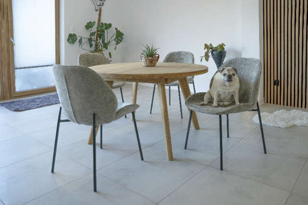 Krzesło TREND szary/ noga czarny