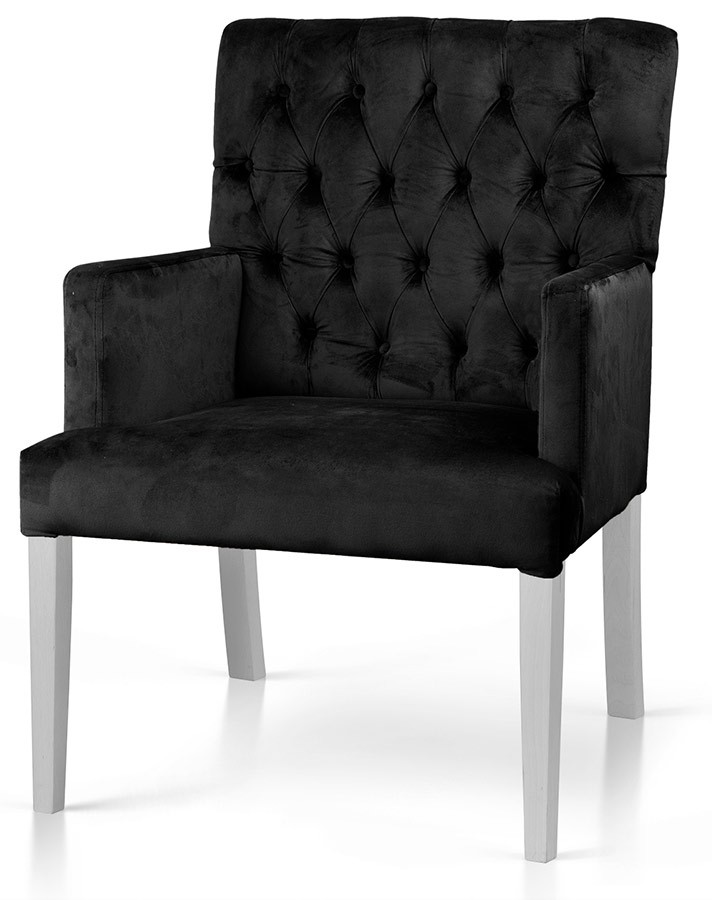 Fotel do jadalni ZARIA z podłokietnikami