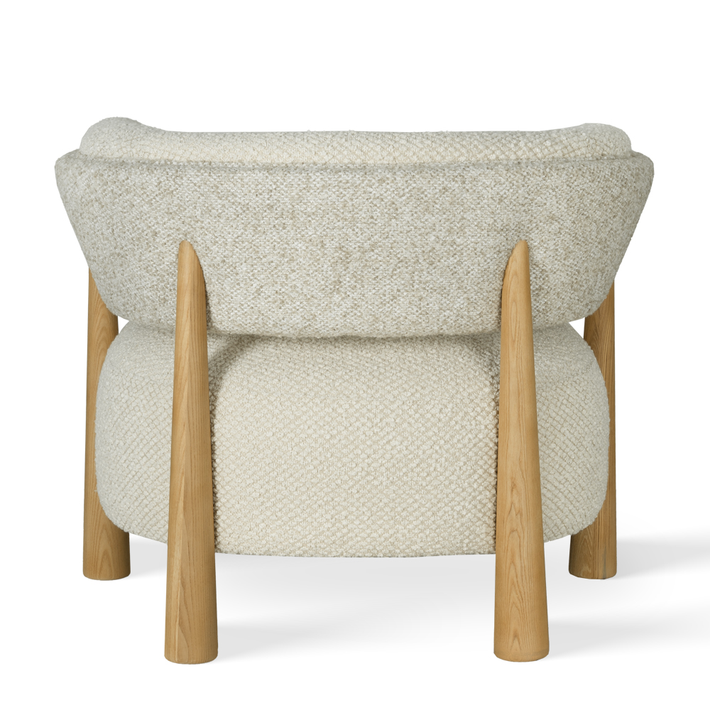 Designerski fotel MADISON jasno beżowy