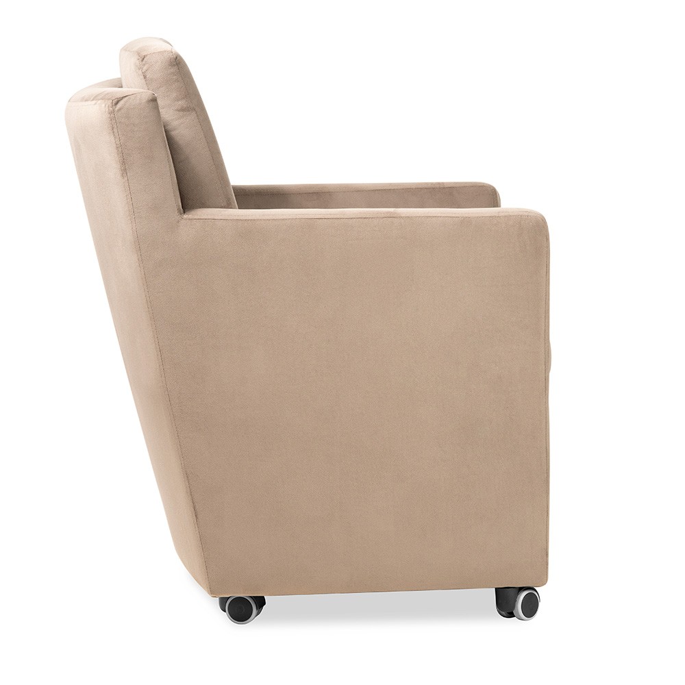 Solidne krzesło fotelowe NIKO na kółkach