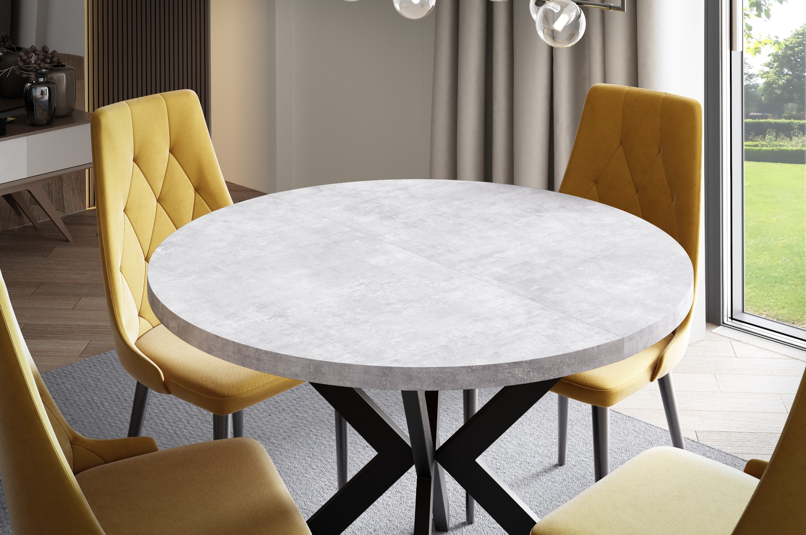 Rozkładany stół EDDAR 120 Personalizowany