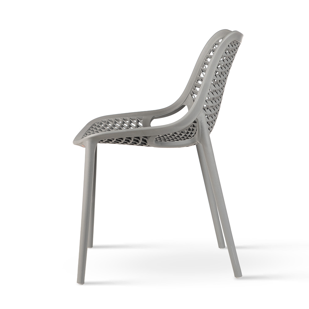 Krzesło ogrodowe RATANO w kolorze szarym